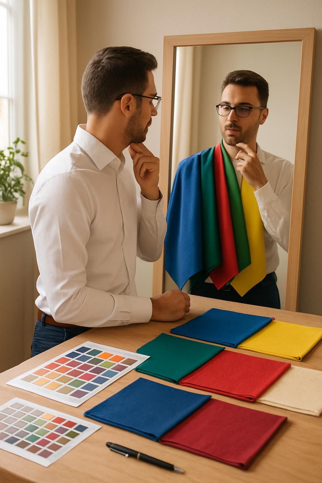 Découvrez comment choisir les couleurs qui subliment votre teint et mettent en valeur votre personnalité grâce à des conseils simples et adaptés à votre style. Apprenez à repérer les teintes parfaites pour vous sentir rayonnant au quotidien.