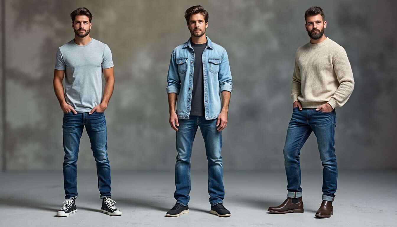 Découvrez quelles coupes de jeans pour homme choisir en fonction de votre style pour un look moderne et adapté à votre silhouette.