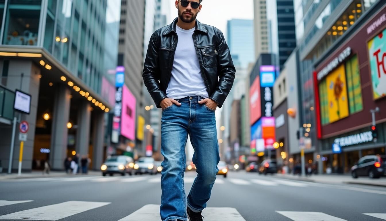 Découvrez comment choisir la coupe de jeans idéale pour homme en fonction de votre style. Conseils mode pour adopter le jean qui vous mettra en valeur au quotidien.